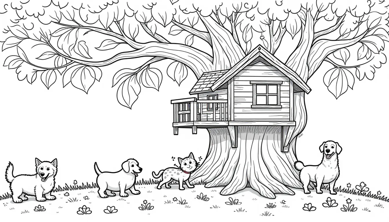 Animal Tree House Animal Tree House