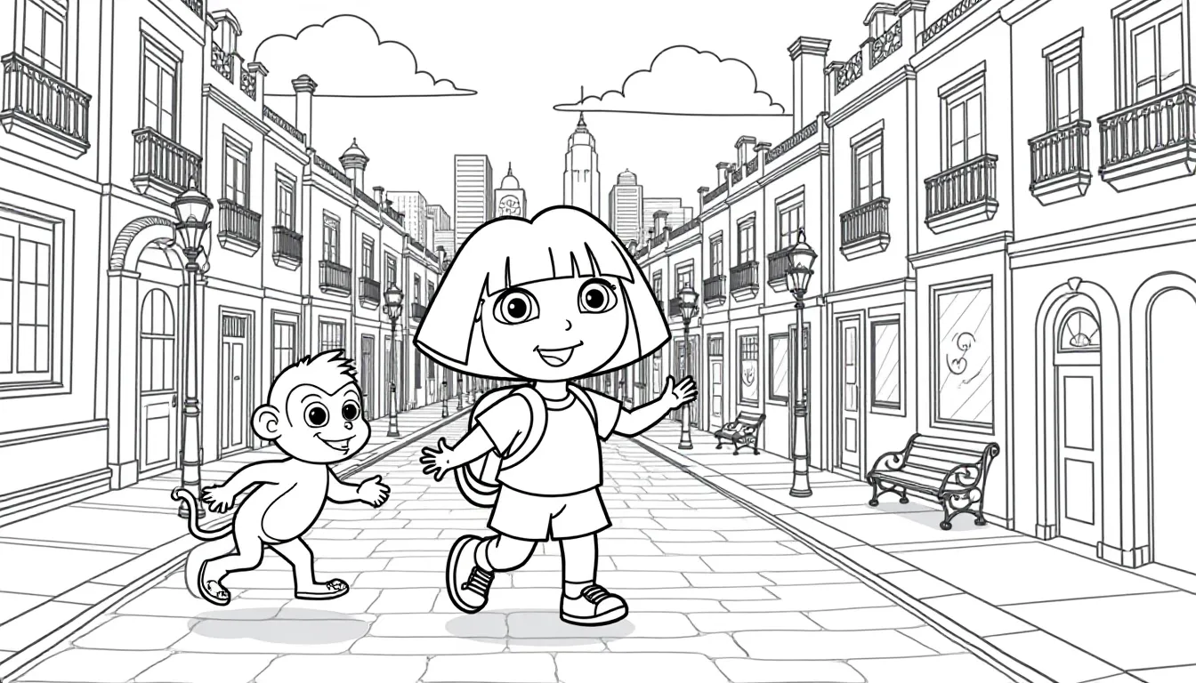 Dora the Explorer in New York City Dora the Explorer in New York City
